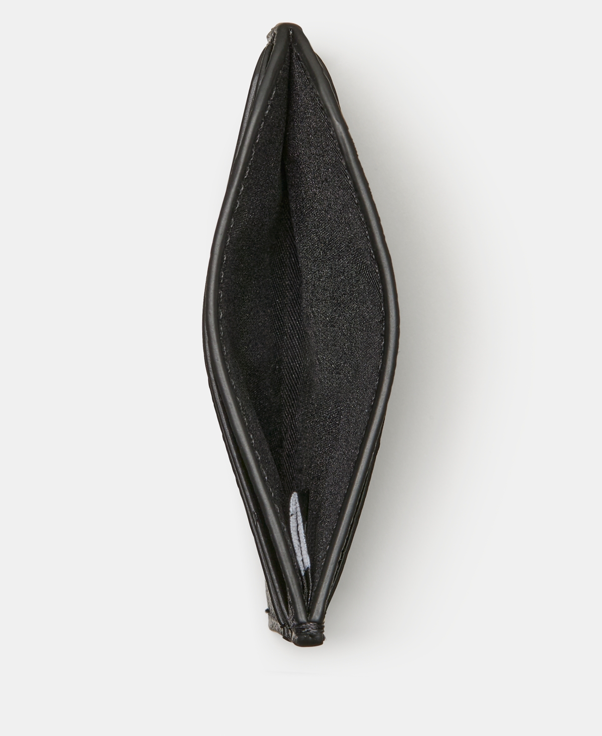 Kate Spade Devin Pebbled Leather Card Holder In Black