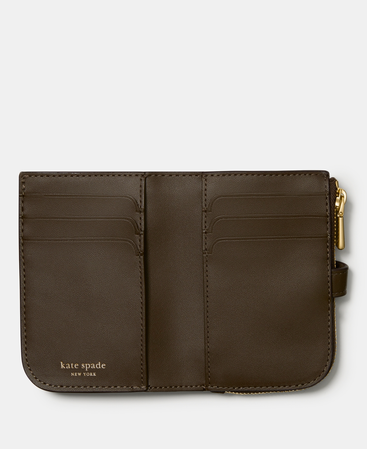 Kate Spade Deco Pebbled Leather Compact Wallet