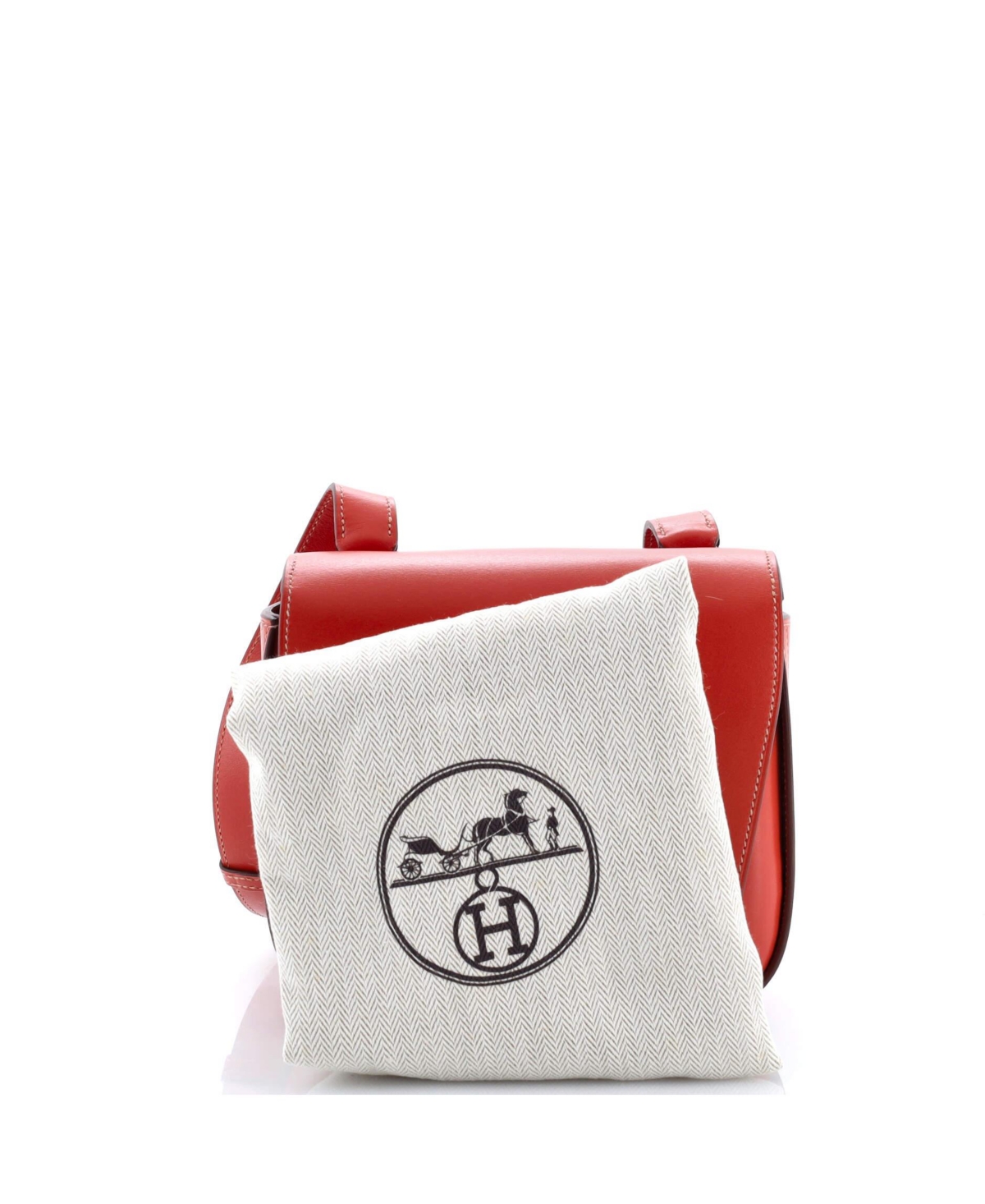 Pre-Owned HERMES Mini Della Cavalleria Shoulder Bag Tadelakt