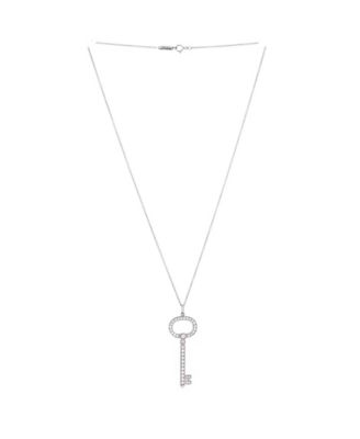Oval Key Pendant Necklace
