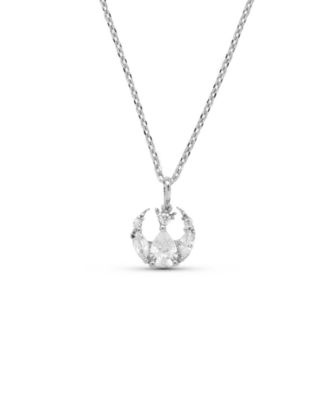 Girls Crew Crsytal Star Wars Rebel Alliance Insignia Necklace - Silver 36$