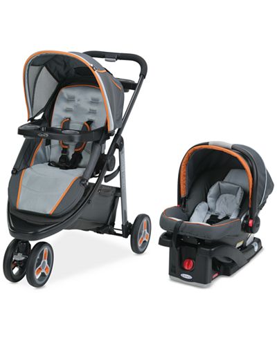 Graco Baby Modes Sport Click Connect Stroller & SnugRide 35 Infant Car Seat Tang Travel System