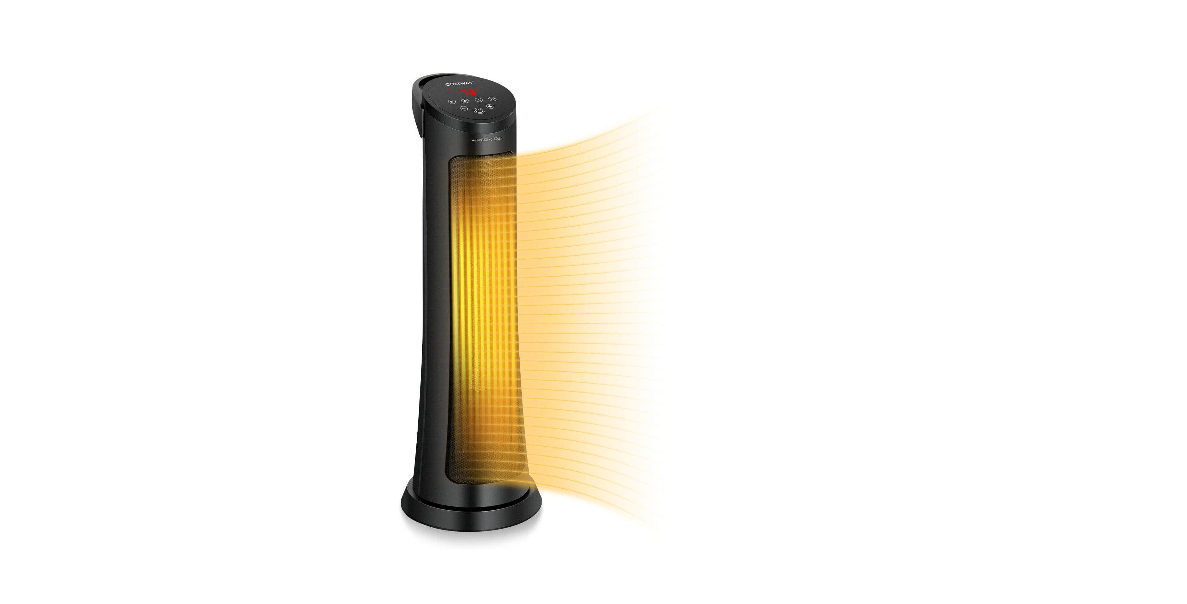 Sugift 1500W Ptc Fast Heating Space Heater with Remote Control
