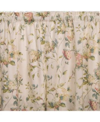 Abigail Design Printed Room Darkening Window Rod Pocket Pair Set With 2 Tiers - 2-Piece - 56x24", Multi