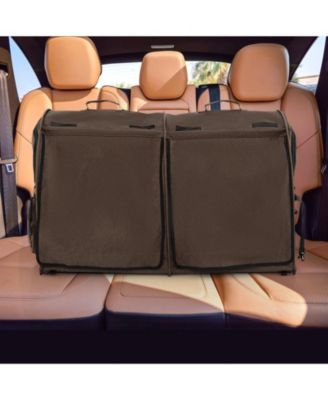 Double Compartment Pet Carrier with 2 Removable Hammocks