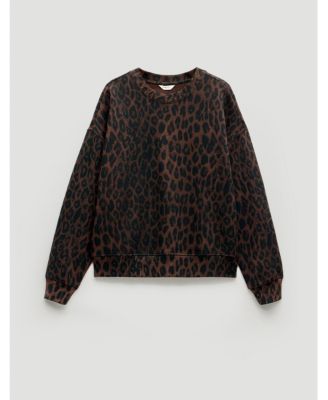 Women's Leopard Print Sweatshirt