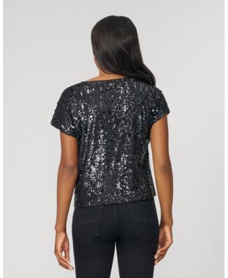 Women's Cluster Sequin Easy Tee
