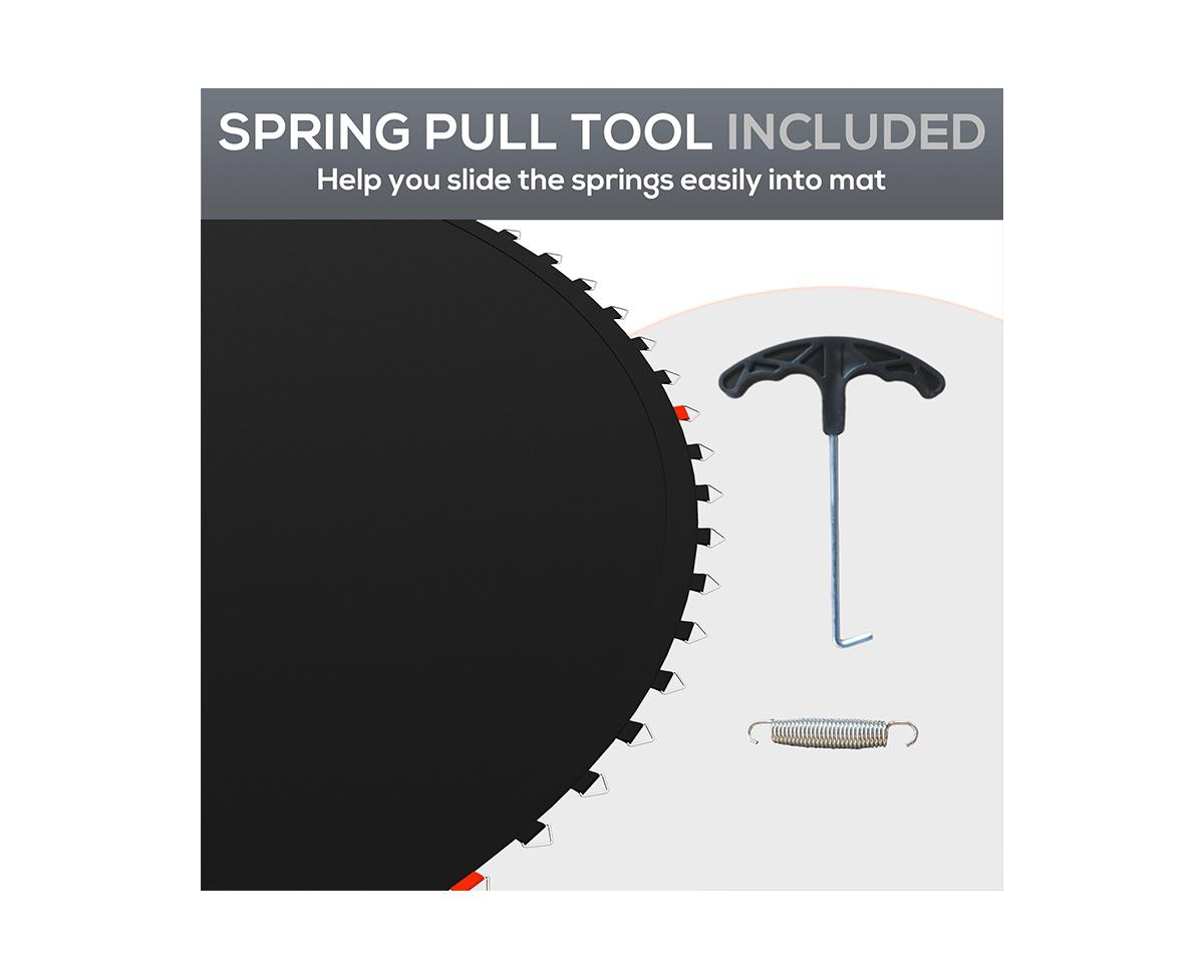 Soozier Trampoline Mat with 80 V-Hooks, Fits 14' Trampoline