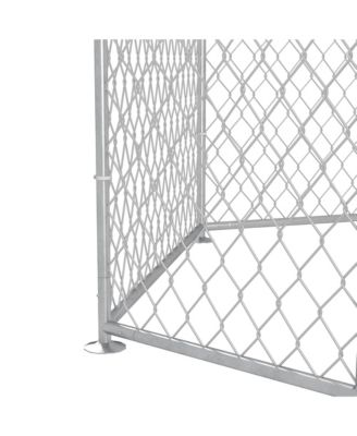 13.4' x 11.5' x 5.6' Dog Kennel Outdoor W/ Lockable Door