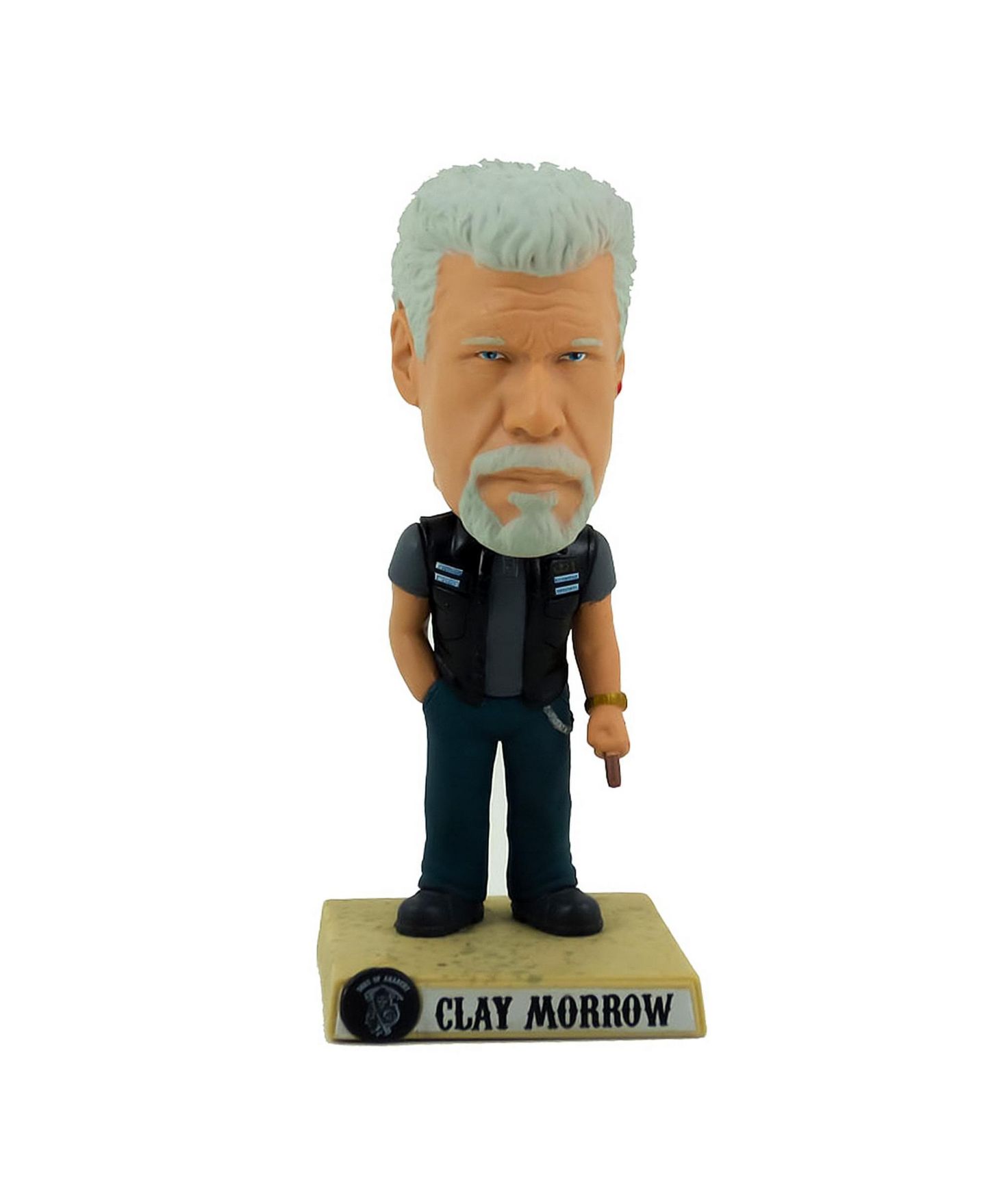 Детские фигурки Funko Sons Of Anarchy Clay Morrow Wacky Wobbler Bobble Head, цвет: Open Miscellaneous — фото 4