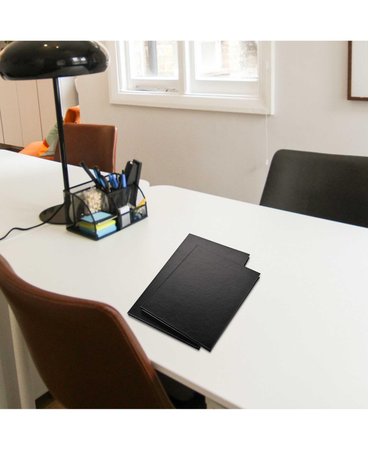 WeChef 40 Pack Menu Covers 8.5"x14" 8 Views Book Style Cafe Restaurant Burgundy