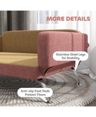 Dog Sofa w/ Adjustable Armrest & Backrest for Small to Large Dogs