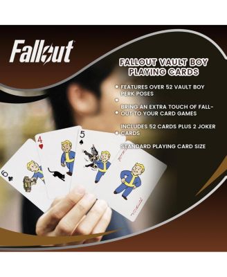 Fallout Vault Boy Playing Cards