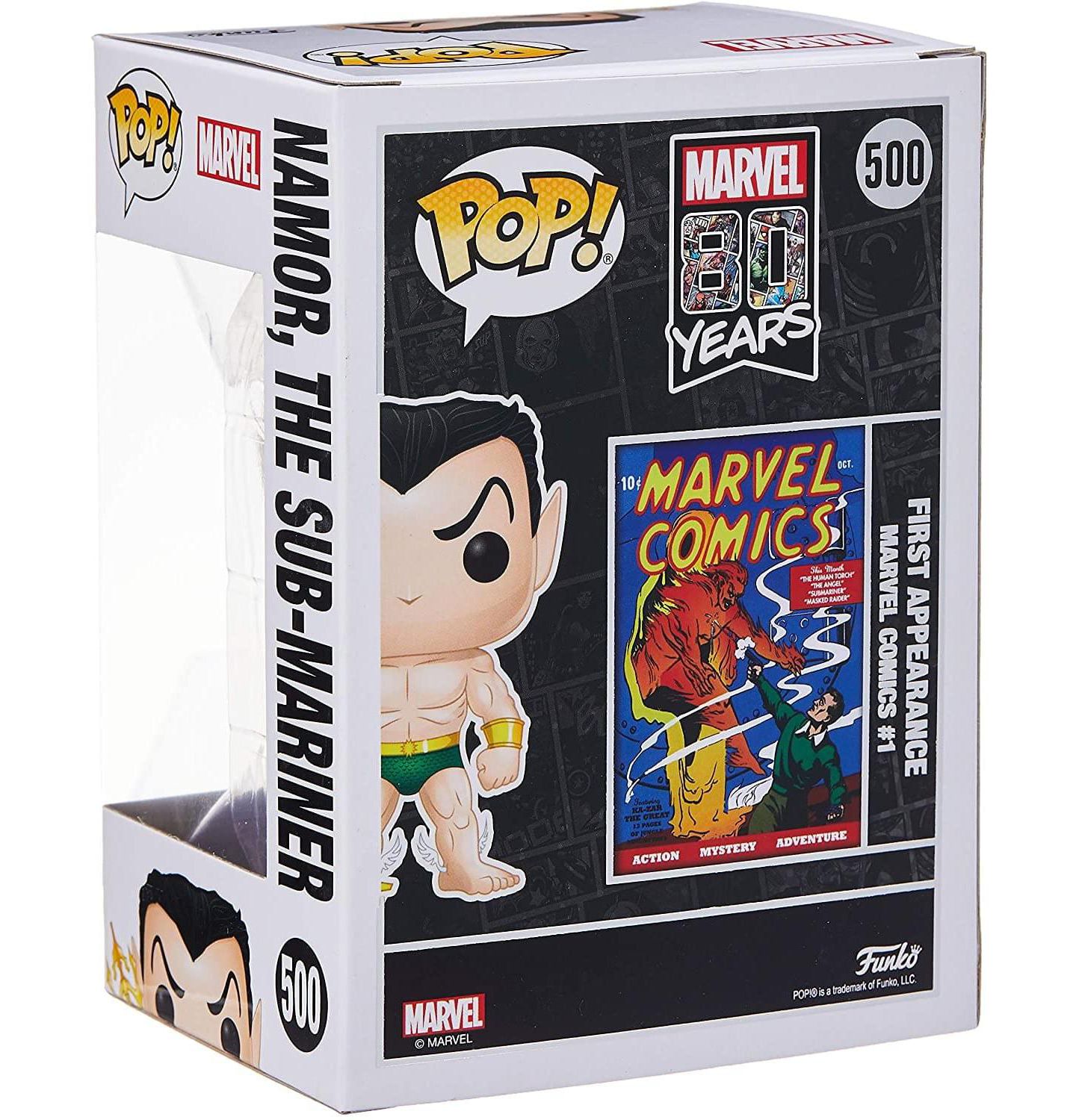 Детская фигурка Funko Pop! Marvel 80th Anniversary First Appearance Namor 3.75", цвет: Бежевый — фото 3