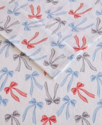 Novelty Printed Flannel 3-Pc. Sheet Set, Twin