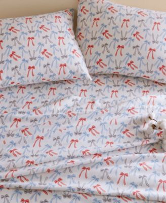 Intelligent Design Novelty Printed Flannel 4-Pc. Sheet Set, Full