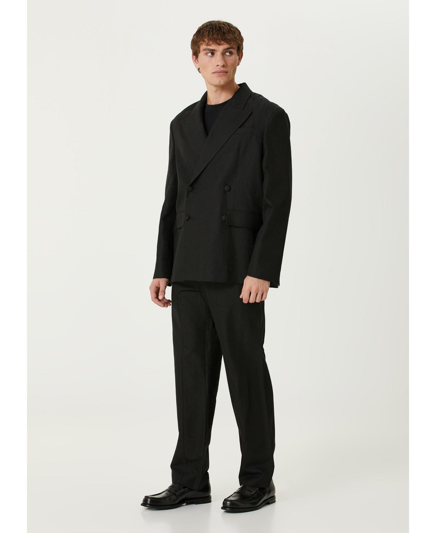 Женский пиджак PCFG Cotton-Rayon Blend Blazer, цвет: Угольно-чёрный — фото 5