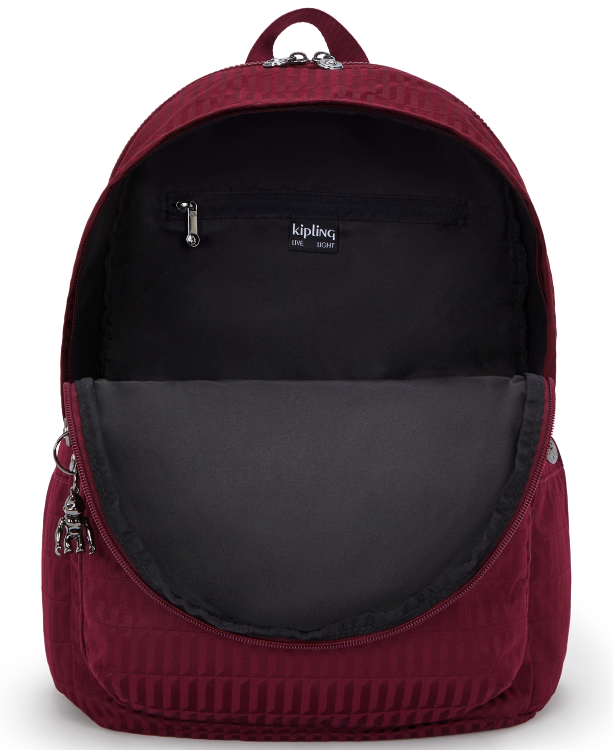 Kipling Delia Medium Laptop Backpack In Red