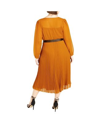 Women's Plus Size Precious Pleat Dress