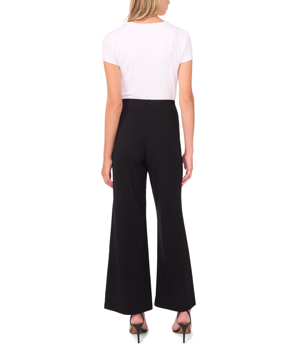 Vince Camuto Women's Wide Leg Center Seam Pants In Brown