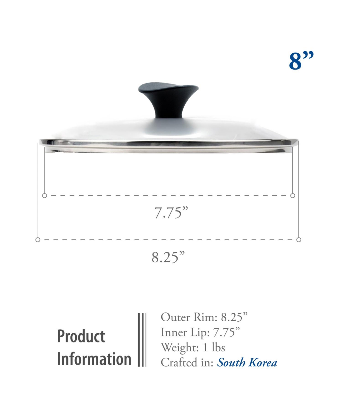 Techef Tempered Glass Lid