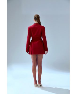 Women's Wool-Blend Jacket Dress