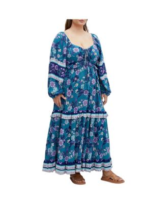 Women's Plus Size Jayla Border Dress