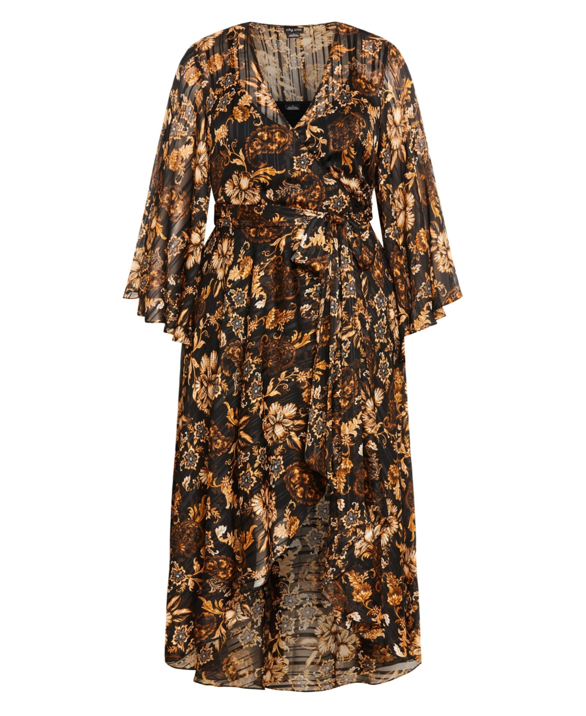 City Chic Women's Freya Print Maxi Dress