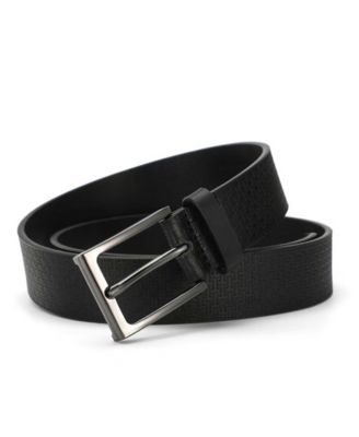 Men's All-Over Logo "T" Leather Belt