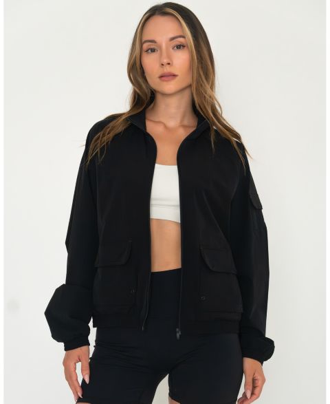 Женские куртки Rebody Active Women's Cargo Nylon Windbreaker Jacket