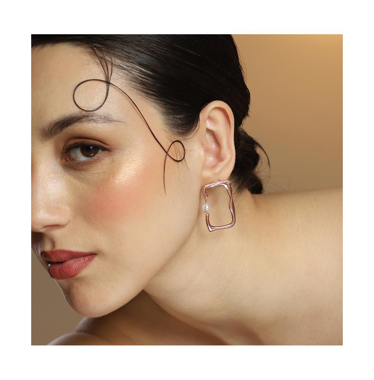 Women's The Cadre Drop Earrings - Rose Gold