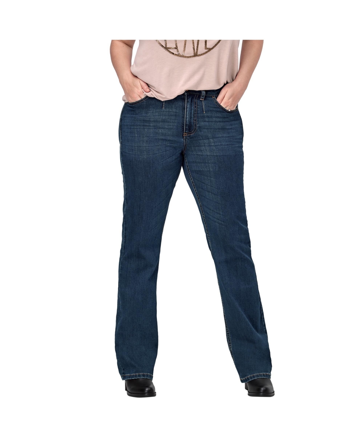 ellos Women's Bootcut Stretch Jeans