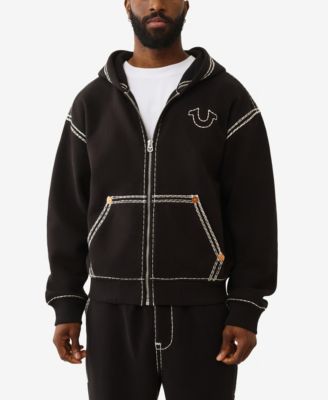 True Religion - Men's Super Long-Sleeve Zip-Up Hoodie