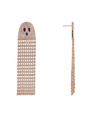 Clear Stone Ghost Earrings