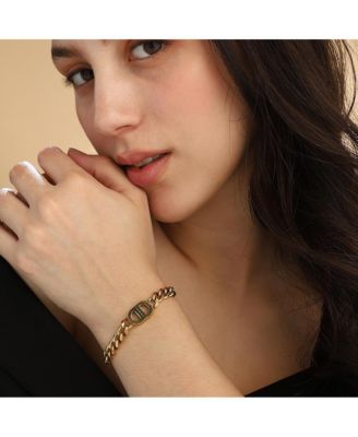Women's The Curved-Link Chain Bracelet - California Gold