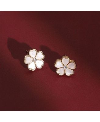 Women's The Cosmos Stud Earrings - Ivory White
