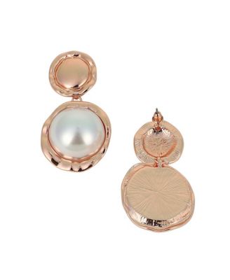 Women's The Roma-Perle Drop Earrings - Rose Gold