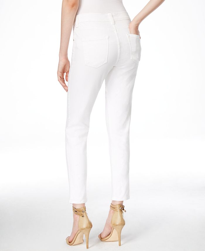 Karen Kane Zuma Cropped White Wash Jeans & Reviews - Jeans - Women - Macy's