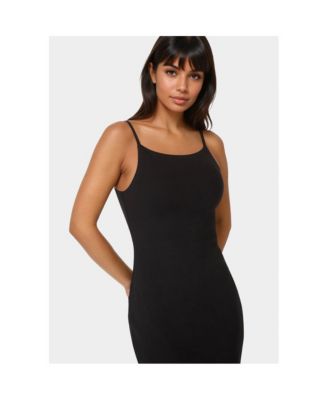 Womens Square Neck Slim Maxi Dress