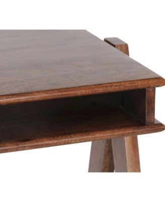 Portola Solid Acacia Wood Desk