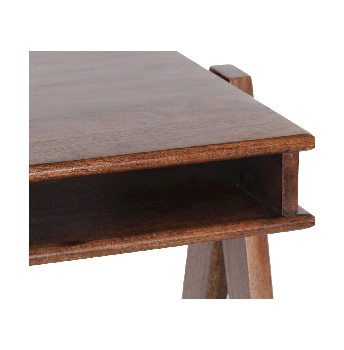 Porter Designs Portola Solid Acacia Wood Desk