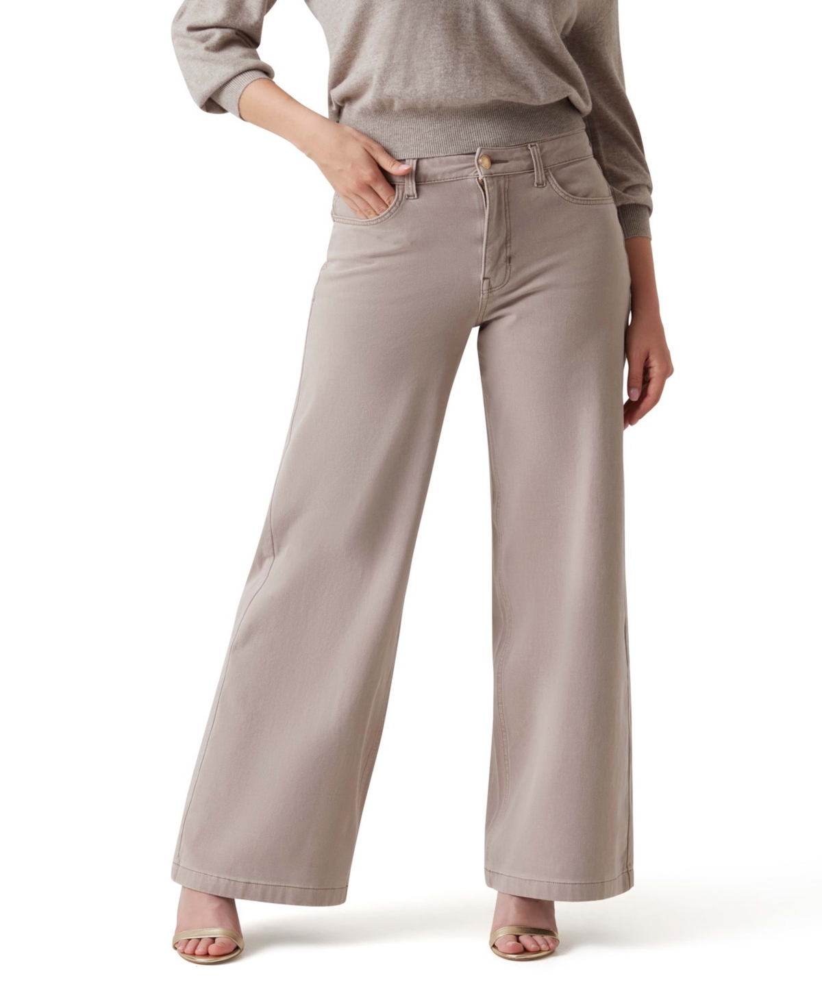 Guess Women's Bellagio High-rise Wide Leg Pants