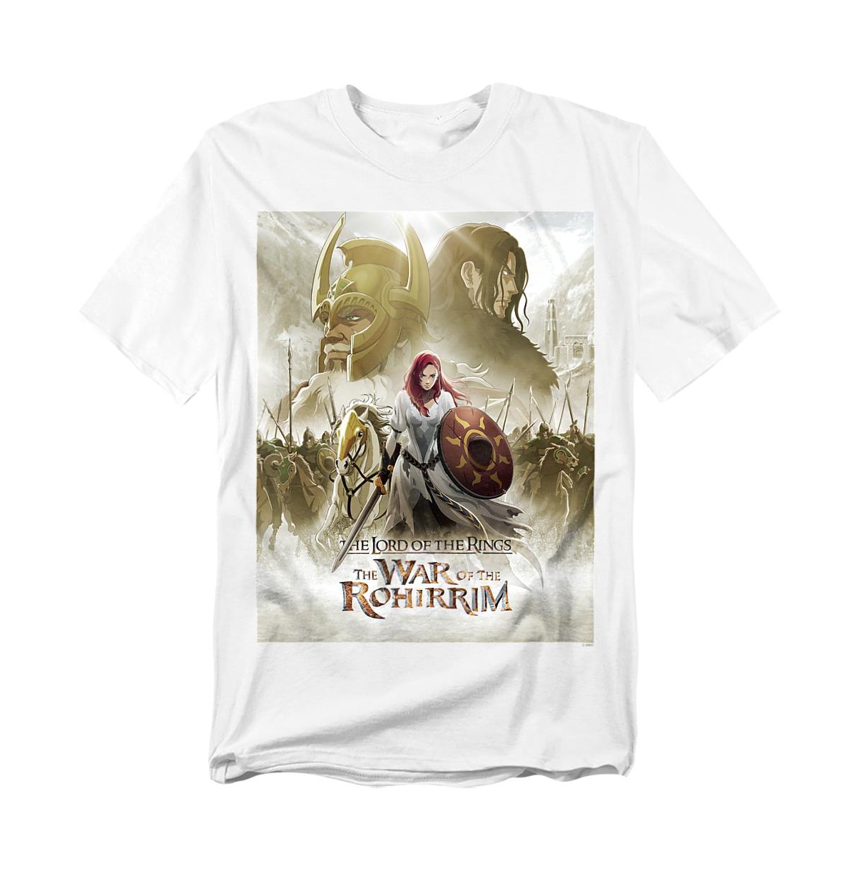 Lord of the Rings Men's War Rohirrim Poster T Shirt