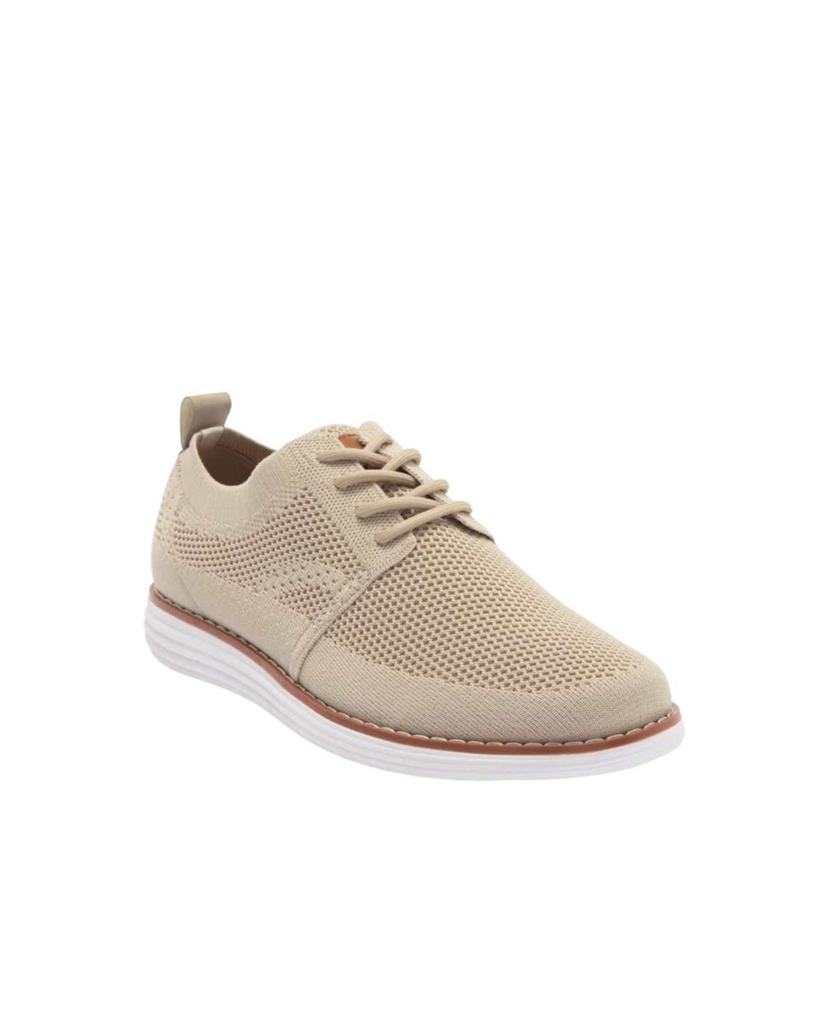 Rush Gordon Men's Casual Lace Up Knit Derby Shoes