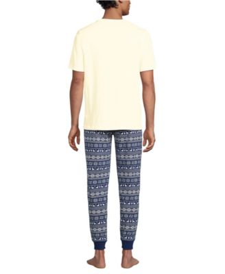 Men's Knit Jersey Pajama Sleep Set