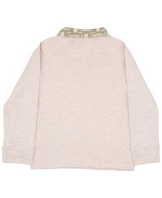 Big Boys Quarter-Zip Long Sleeve Knit Shirt