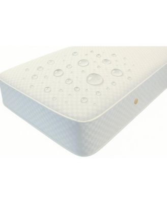 Naturally Superior 2-in-1 Dual Sided Spring Crib & Toddler Mattress with Cotton Layers & Waterproof Cover