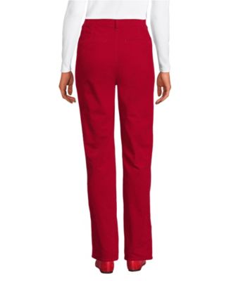 Petite Corduroy High Rise Rail Straight Leg Pants
