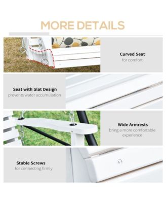 Sturdy Patio Swing with Space for 2-3 People