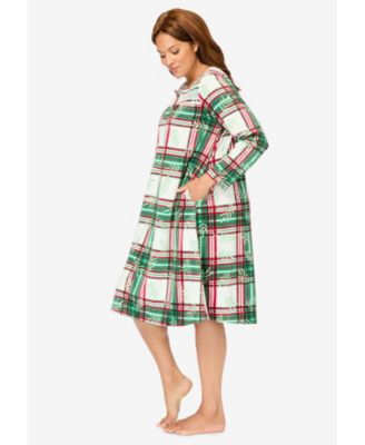 Plus Size Long-Sleeve Gown